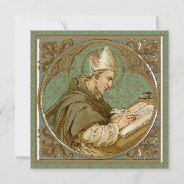 St. Albert the Great (BK 013) Blank Greeting Card (Front)