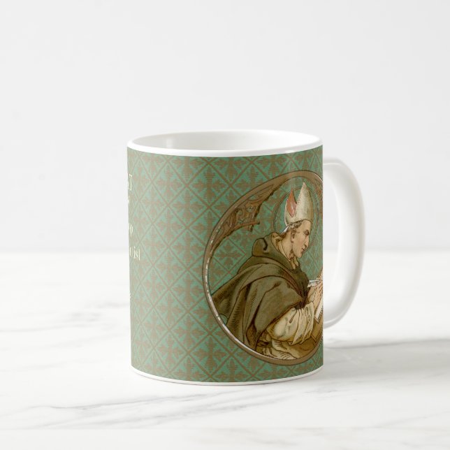 St. Albert the Great (BK 013) Coffee Mug 1.1b (Front Right)