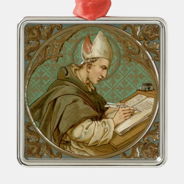 St. Albert the Great (BK 013) Metal Ornament (Front)