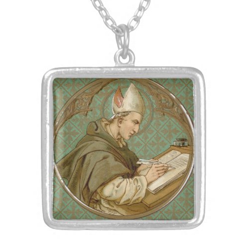 St Albert the Great BK 013 Silver Plated Necklace