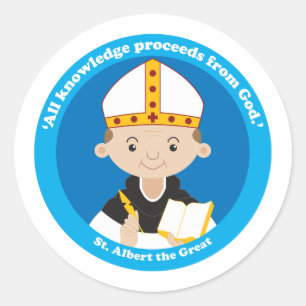 St. Albert the Great Classic Round Sticker
