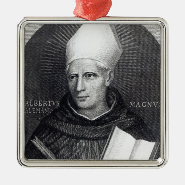 St Albertus Magnus, 1851 Metal Ornament (Front)