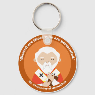 St. Alexander of Jerusalem Keychain