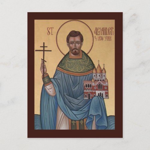 St Alexander of New York Prayer Card