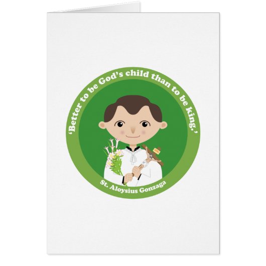 St. Aloysius Gonzaga Cards (Front)