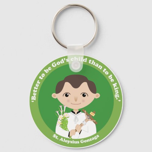 St Aloysius Gonzaga Keychain