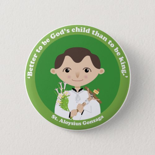 St Aloysius Gonzaga Pinback Button