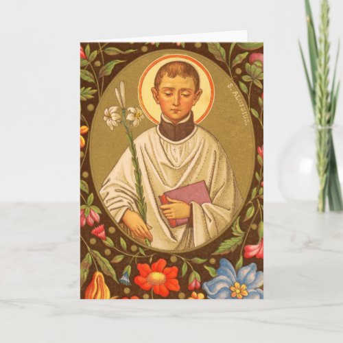 St Aloysius Gonzaga PM 01 Blank Greeting Card 2