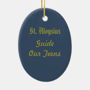 St. Aloysius Gonzaga (PM 01) Ceramic Ornament