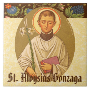 St. Aloysius Gonzaga (PM 01) Ceramic Tile