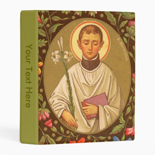 St Aloysius Gonzaga PM 01 Mini Binder