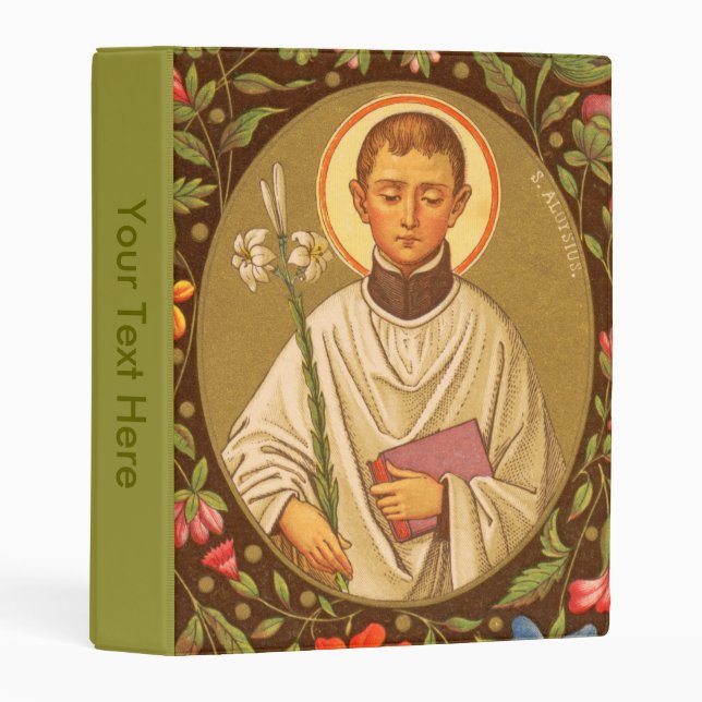 St. Aloysius Gonzaga (PM 01) Mini Binder (Front/Spine)