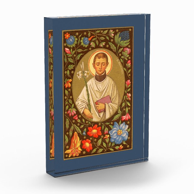 St. Aloysius Gonzaga (PM 01) Vertical Plaque 1 (Left)