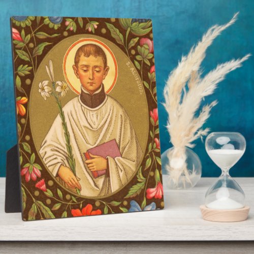 St Aloysius PM 01 8x10 Plaque 2 With Easel