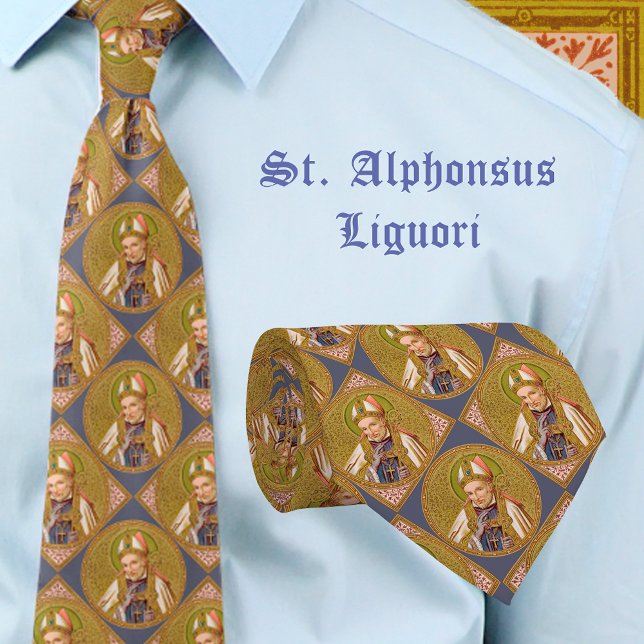 St. Alphonsus Liguori (SNV 02)  Neck Tie (Creator Uploaded)