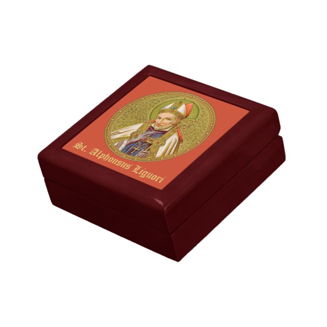 St. Alphonsus Liguori (SNV 02) (Round) Gift Box (Side)