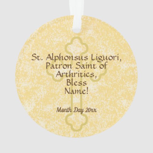 St Alphonsus Liguori SNV 02 Round Ornament