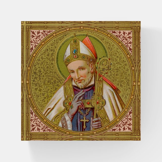 St. Alphonsus Liguori (SNV 02) (Square) Paperweight (Front)