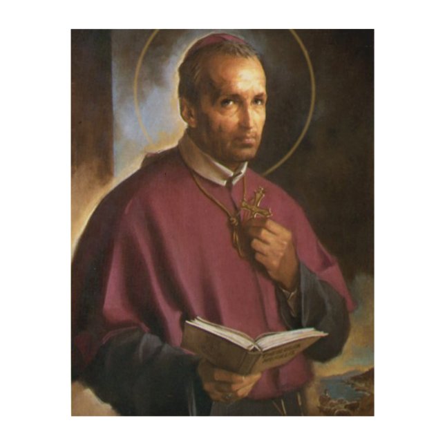 St. Alphonsus Liguori Wood Wall Art (Front)