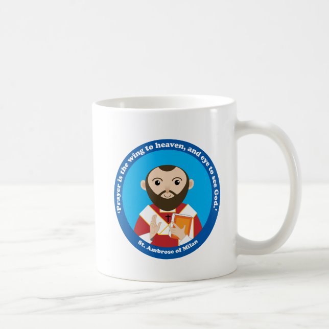 St. Ambrose of Milan Coffee Mug (Right)
