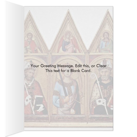 St.Ambrose St.Augustine By Simone Martini (Inside (Right))