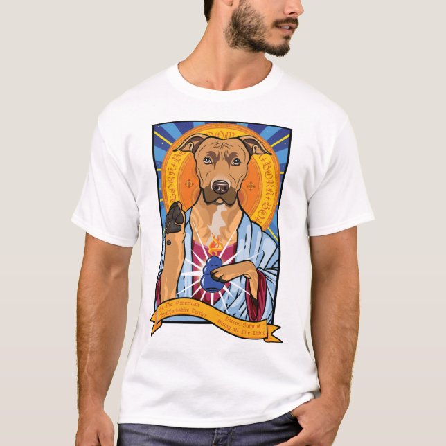 St. American Staffordshire Terrier  T-Shirt (Front)