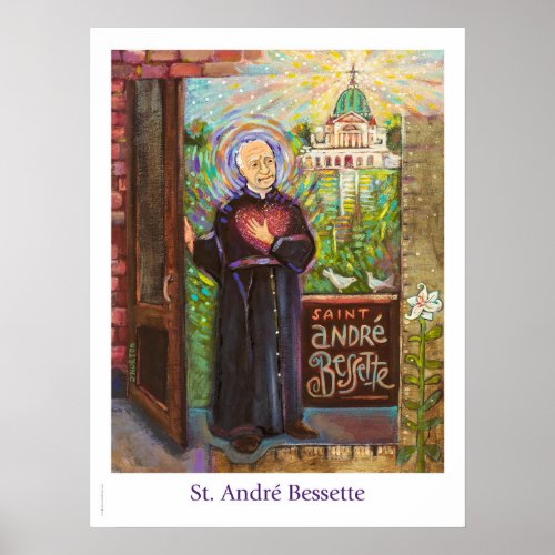 St Andre Bessette Catholic Classroom poster
