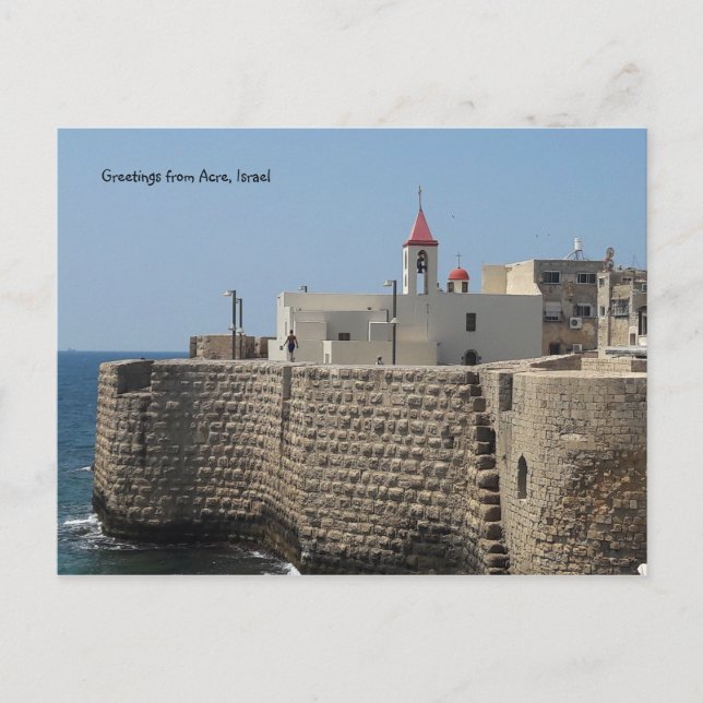 St. Andreas Church, Acre, Israel Postcard (Front)
