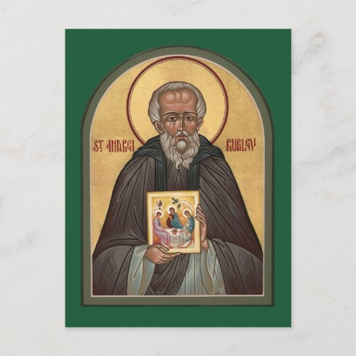 St Andrei Rublev Prayer Card
