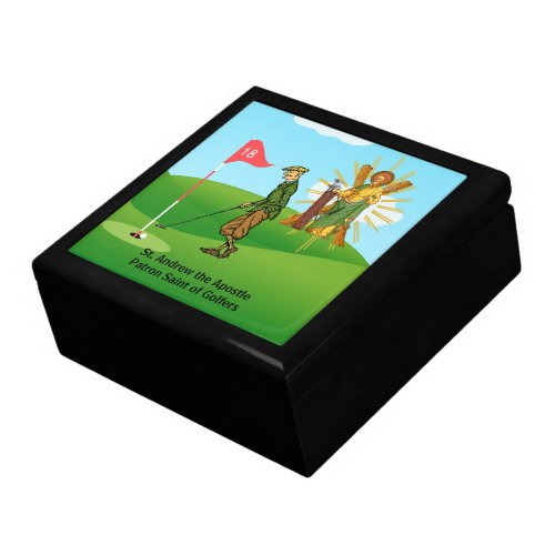 St Andrew and Dapper Male Golfer Gift Box