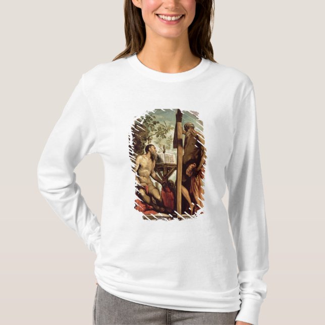 St. Andrew and St. Jerome T-Shirt (Front)