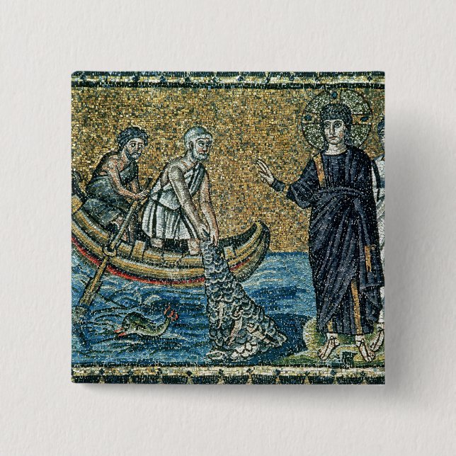 St. Andrew and St. Peter Pinback Button (Front)
