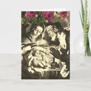 St. Andrew Christmas Novena Prayer Holiday Card