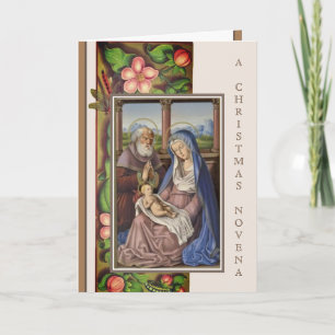 St. Andrew Christmas Novena Prayer Holiday Card