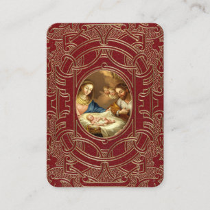 St. Andrew Christmas Novena Virgin Mary Jesus  Business Card
