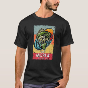 St Andrew Fishing Patron Saint of Fisherman Cathol T-Shirt