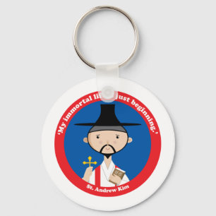 St. Andrew Kim Keychain