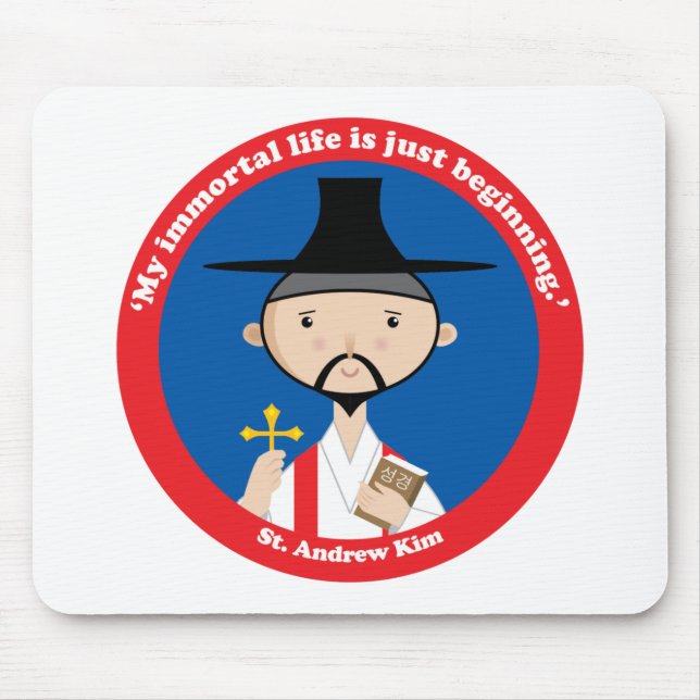 St. Andrew Kim Mouse Pad (Front)