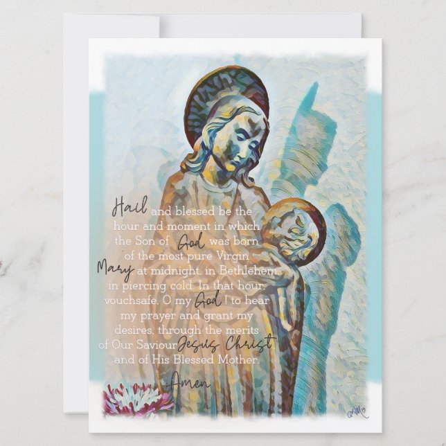 St. Andrew Novena Card Brown (Front)