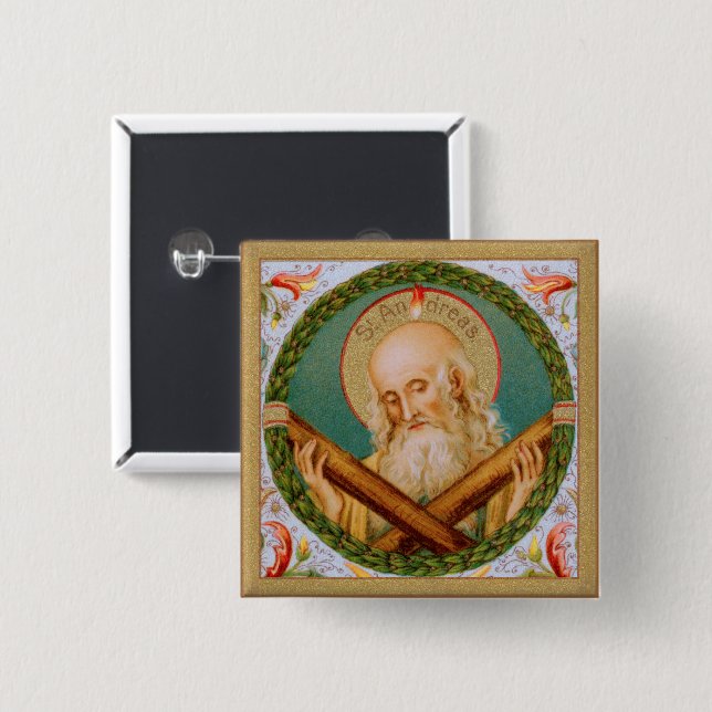 St. Andrew the Apostle (JMAS 02) Button (Front & Back)