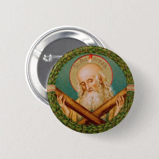 St. Andrew the Apostle (JMAS 02) Button (Front & Back)
