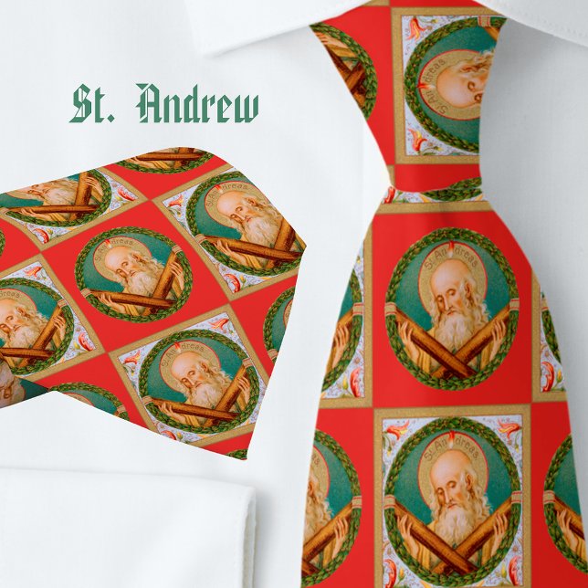 St. Andrew the Apostle (JMAS 02) Neck Tie (Creator Uploaded)