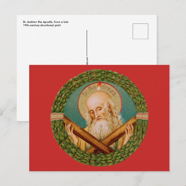 St. Andrew the Apostle (JMAS 02) Postcard (Front/Back)
