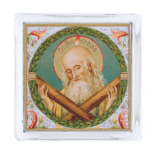 St. Andrew the Apostle (JMAS 02) Silver Finish Lapel Pin