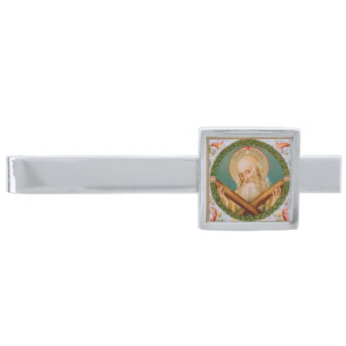 St Andrew the Apostle JMAS 02 Silver Finish Tie Bar