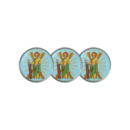 St Andrew the Apostle Patron of Golfers Golf Ball Marker