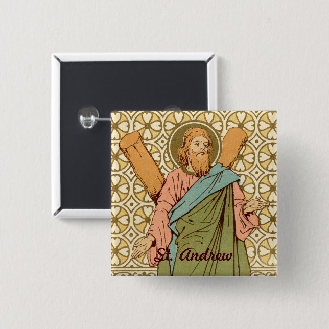St. Andrew the Apostle (RLS 01) Button (Front & Back)