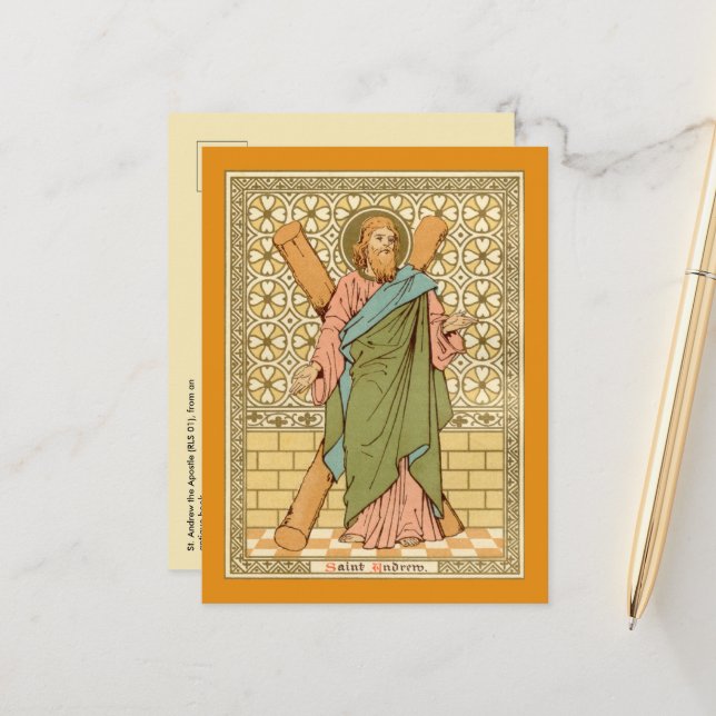 St. Andrew the Apostle (RLS 01) Postcard 2 (Front/Back In Situ)
