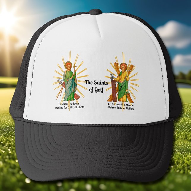 St. Andrew the Apostle / St. Jude Thaddeus Golf Trucker Hat (Creator Uploaded)