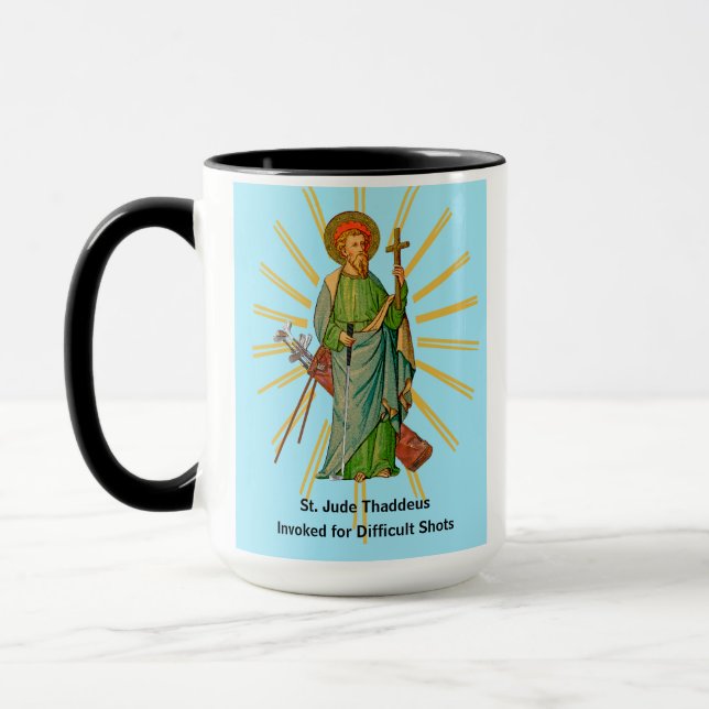 St. Andrew the Apostle / St. Jude Thaddeus Golfers Mug (Left)